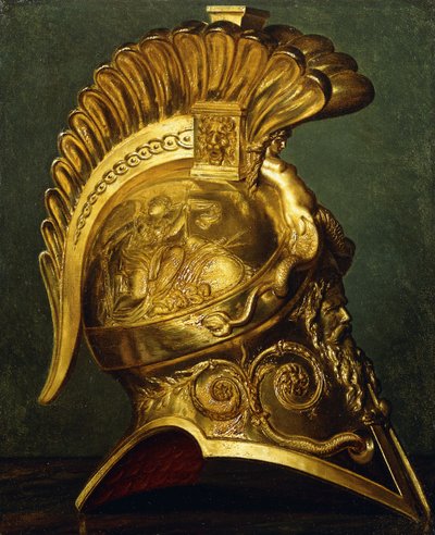 Een Studie voor een Neoklassieke Helm door French School