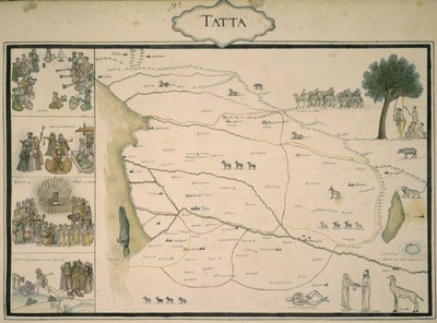 Kaart van Tatta, uit 