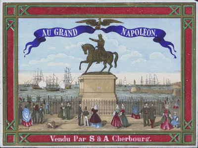 Advertentie voor Au Grand Napoleon door French School