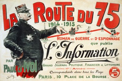 Reclameposter voor de roman 