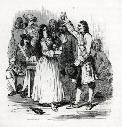 Affaire des Poisons (gravure) 1846 door French School