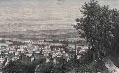 Agen - Lot-et-Garonne - gravure in 