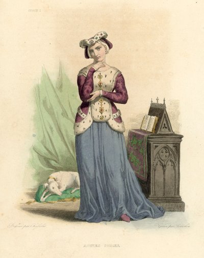 Agnes Sorel door French School