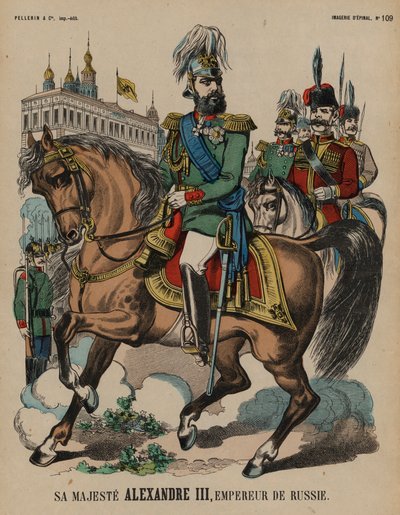 Alexander III, tsaar van Rusland door French School