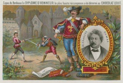 Alexandre Dumas (1803-1870) door French School