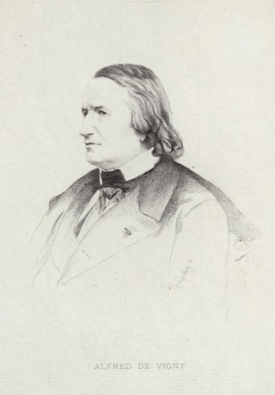 Alfred De Vigny door French School