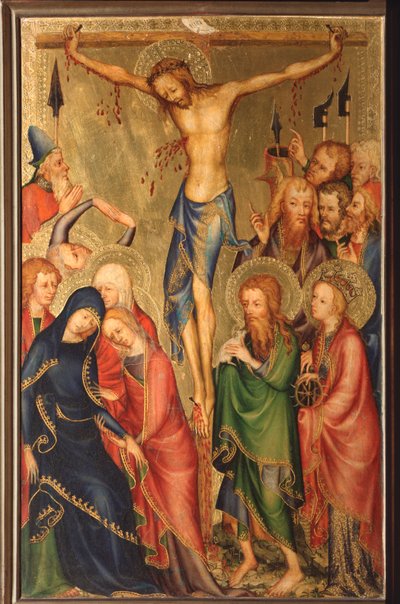 Altarolo del Bargello: kruisiging door French School