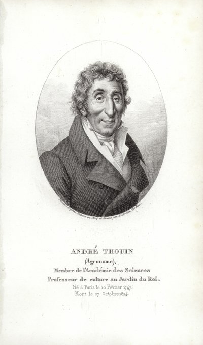 André Thouin door French School