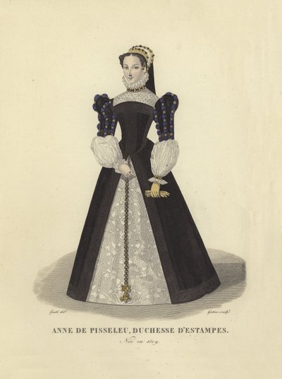 Anne de Pisseleu, hertogin van Étampes door French School