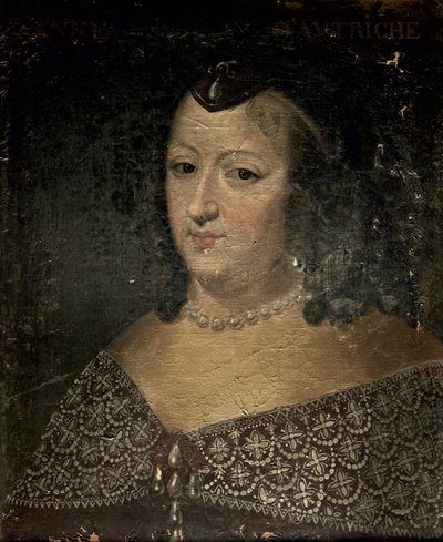 Anne van Oostenrijk (1601-66) door French School