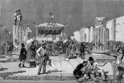 Jubileum van de vernietiging van Pompeii: lezing door de heer Ruggiero, directeur van de opgravingen, 23 september door French School