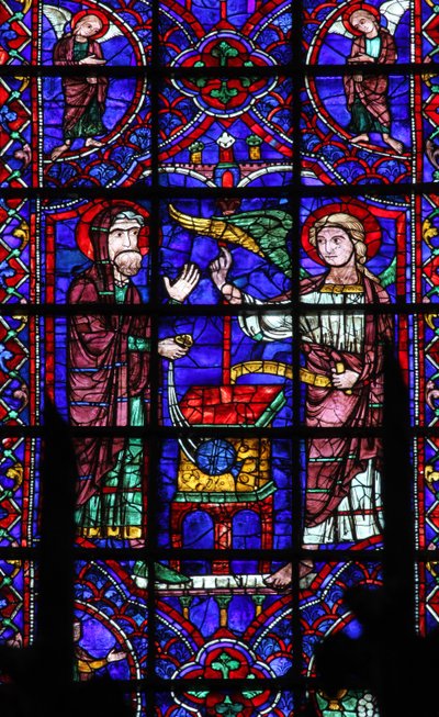Aankondiging aan Zacharias (vader van Johannes de Doper) door French School