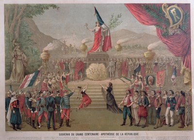 Apotheose van de Republiek, c.1889 door French School