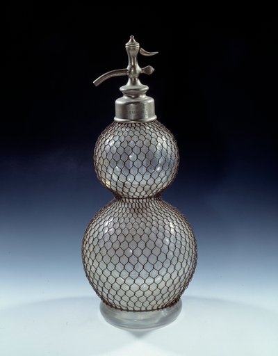 Kunst Frankrijk: Glazen sifon, 20e eeuw. door French School