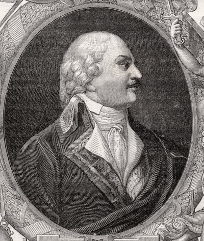 Auguste-Henri-Marie-Picot, Markies de Dampierre, gegraveerd door Stephane Pannemaker (1847-1930) uit 