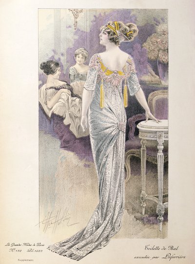 Baljurk, van Les Grandes Modes de Paris door French School