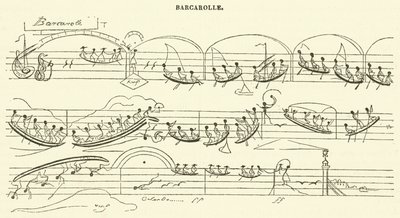 Barcarolle (gravure) door French School