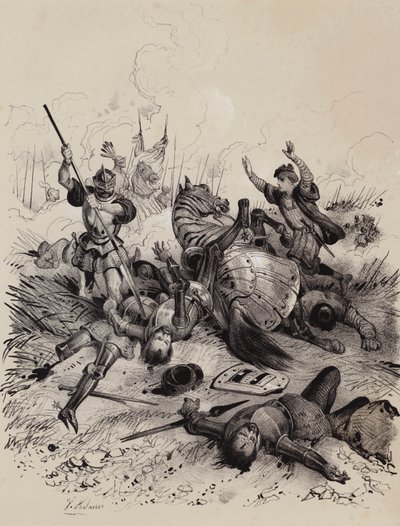 Slag bij de Holme, 902, tussen de Denen en het leger van Wessex en Kent onder Edward de Oudere, waarin Aethelwold aetheling, die zich met de Denen had verbonden, werd gedood door French School