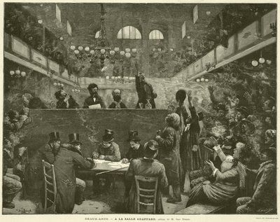 Schone kunsten, in de Graffard-zaal, schilderij van M Jean Beraud door French School