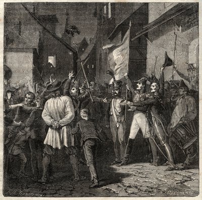Samenzwering van Berton 1822 - Generaal Jean Baptiste Breton (Jean-Baptiste) genaamd Berton (1769-1822) vestigde een voorlopige regering in Thouars in 1822 door French School