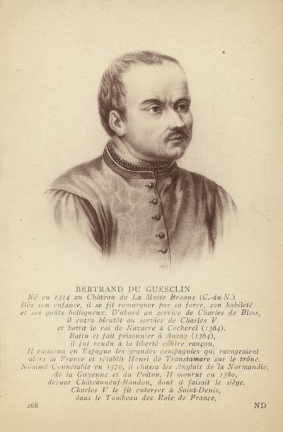 Bertrand du Guesclin door French School