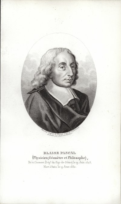 Blaise Pascal door French School