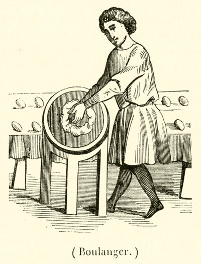 Boulanger (gravure) door French School