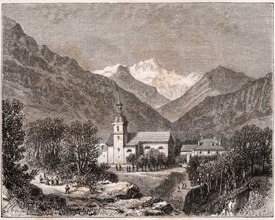 Brides-les-Bains - Savoie - gravure in 
