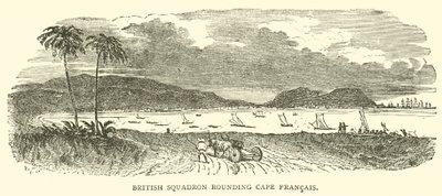 Brits squadron rond Kaap Francais door French School