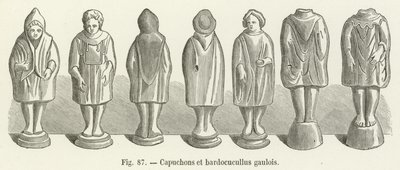 Gallische capuchons en bardocucullus door French School