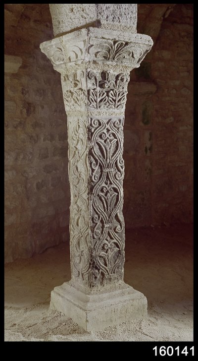 Karolingische zuil, ca.758 door French School
