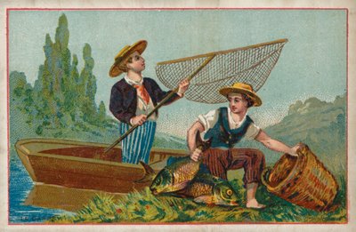 Karper (chromolitho) door French School