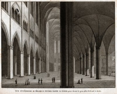 Kathedraal Notre Dame de Paris door French School