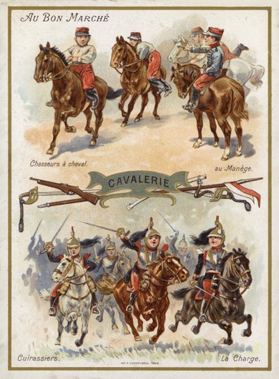 Cavalerie door French School