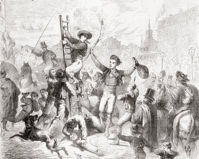 Viering van Driekoningen, Madrid, uit 