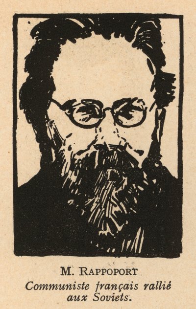 Charles Rappoport, in Litouwen geboren Franse communistische politicus (litho) door French School