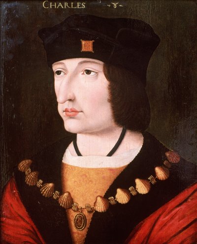 Karel VIII van Frankrijk door French School