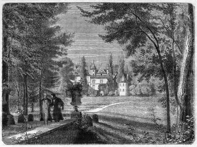 Kasteel van Savigny-sur-Orge (Savigny sur Orge) residentie van Louis, Nicolas DAVOUT (1770 - 1823) Maarschalk van het Keizerrijk - in 