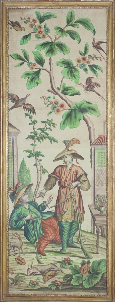 Chinoiserie-behang door French School