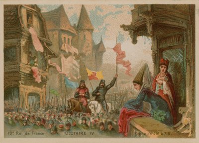 Chlothar IV van Frankrijk door French School