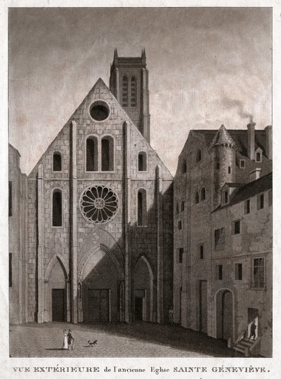 Kerk van St. Genevieve door French School