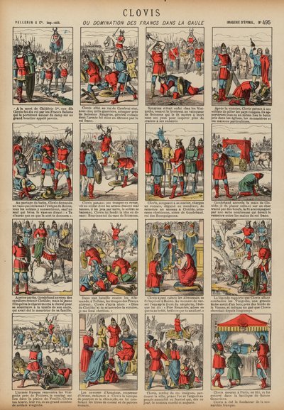 Clovis I en de overheersing van de Franken in Gallië door French School