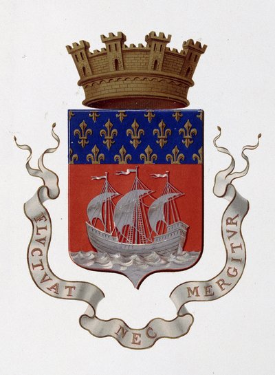 Wapen van de stad Parijs: Empire (Napoleon III) - Prefector besluit van 24 november 1853 - in 