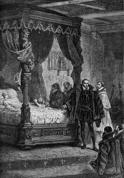 Coligny aan het sterfbed van Frans II - in 