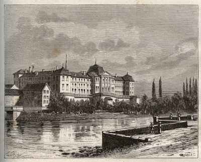 Commercy - La Meuse (55), Lorraine, Frankrijk - gravure in 