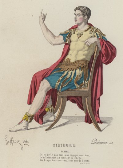 Corneille, Sertorius, Act III, Sc II door French School