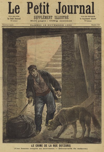 Omslag van Le Petit Journal, 12 november 1892 door French School