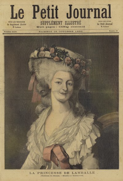Omslag van Le Petit Journal, 15 oktober 1892 door French School