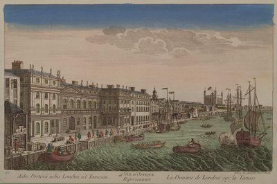 Douanehuis aan de Theems door French School