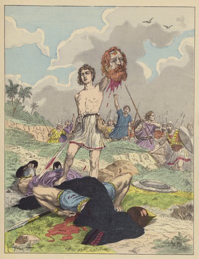 David met het hoofd van Goliath door French School
